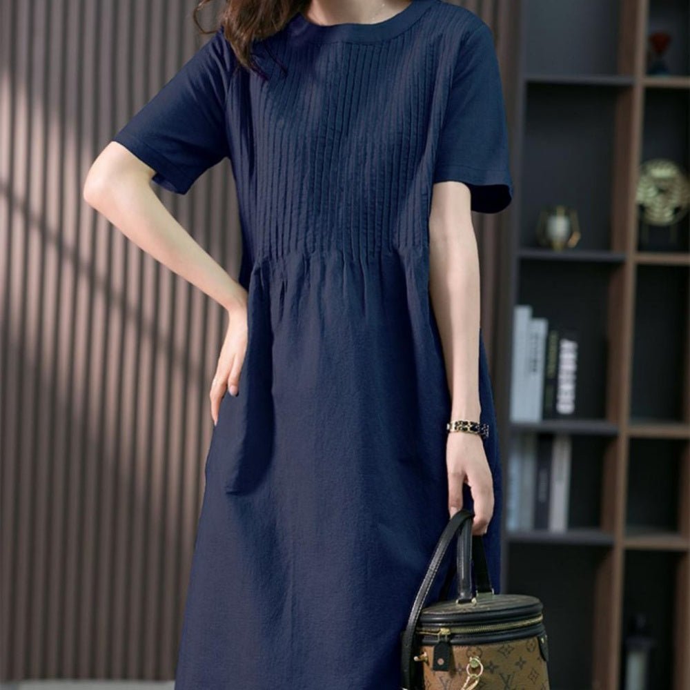 ピンタックワンピース|オフィスカジュアル レディース 通販【ミレジェネ】