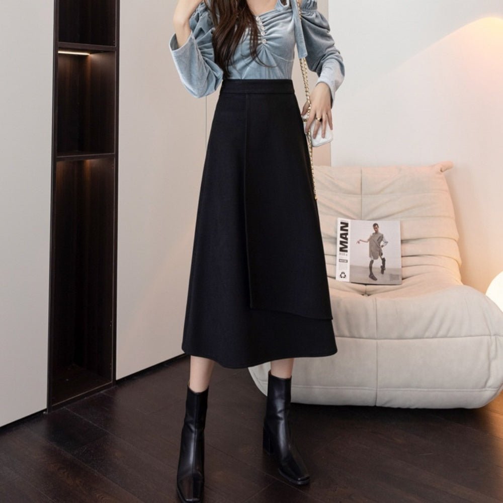 ラップスカート|オフィスカジュアル レディース 通販【ミレジェネ】
