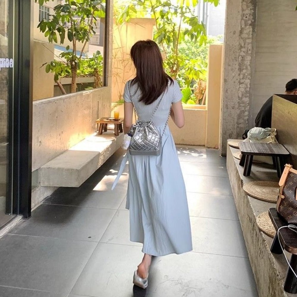 ポロドッキング半袖ワンピース|オフィスカジュアル レディース 通販【ミレジェネ】