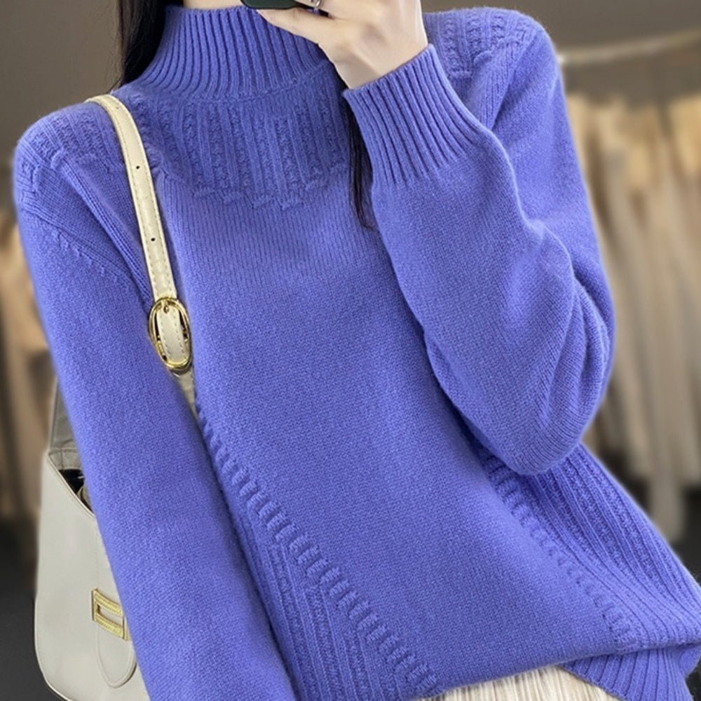 ハイネックニットセーター|オフィスカジュアル レディース 通販 Millennial Generation【ミレジェネ】