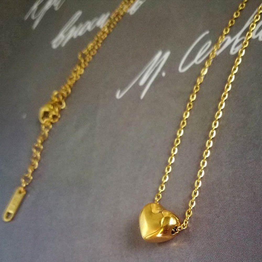 プチハートネックレス|オフィスカジュアル レディース 通販【ミレジェネ】