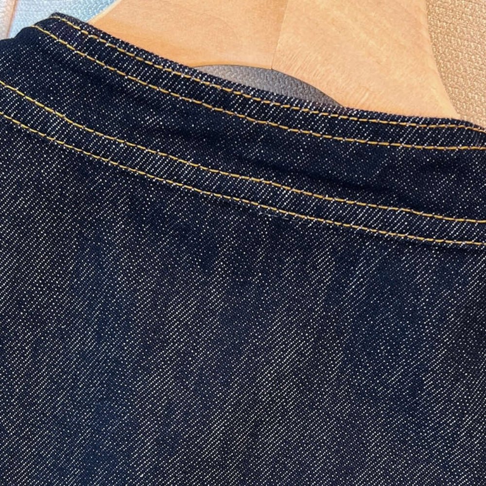 ノーカラーデニムジャケット|オフィスカジュアル レディース 通販【ミレジェネ】