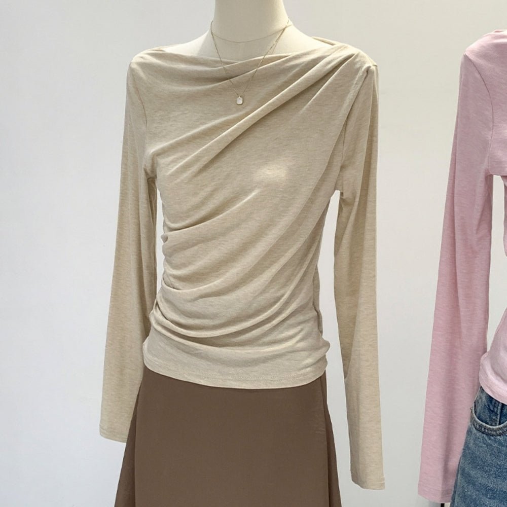 ドレープカットソートップス|オフィスカジュアル レディース 通販【ミレジェネ】