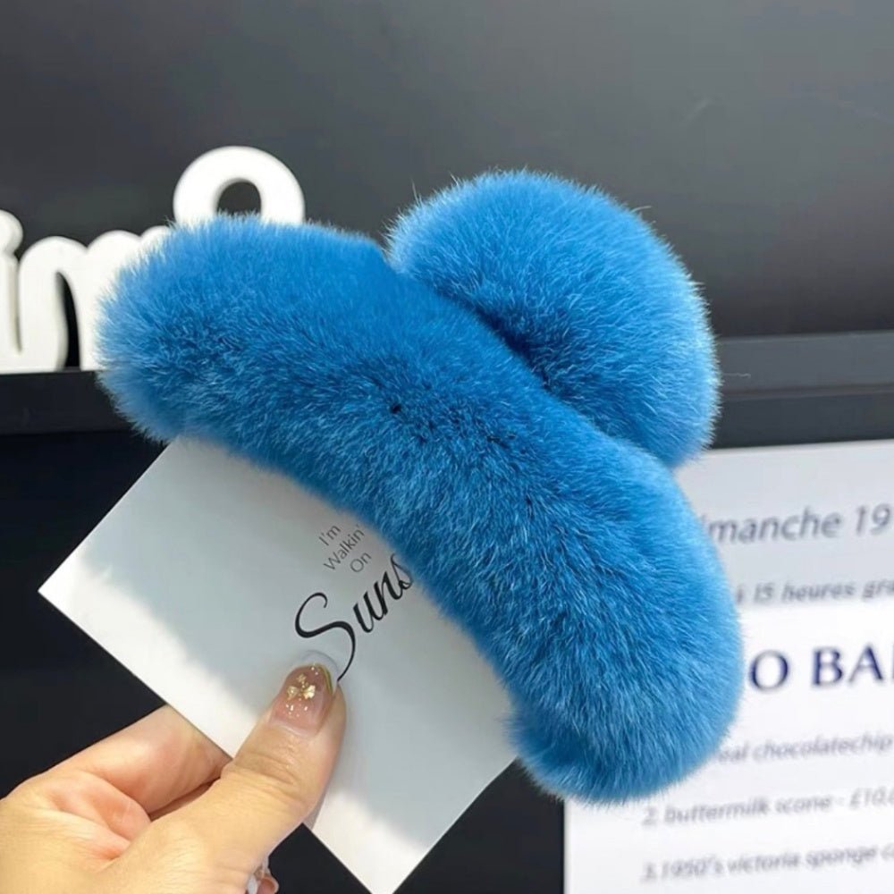 ファーヘアクリップ|オフィスカジュアル レディース 通販【ミレジェネ】