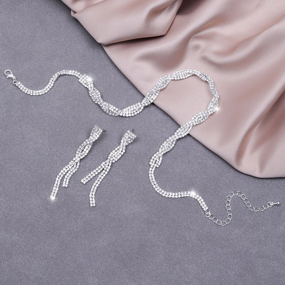 ツイストビジューアクセサリーセット|オフィスカジュアル レディース 通販【ミレジェネ】