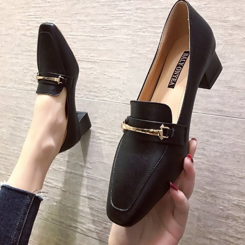 ビットヒールローファ|オフィスカジュアル レディース 通販【ミレジェネ】