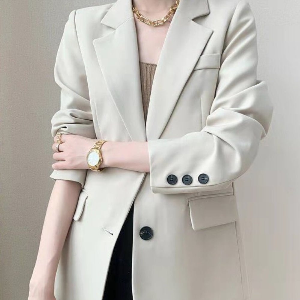 ポケット付きダブルボタンジャケット|オフィスカジュアル レディース 通販【ミレジェネ】