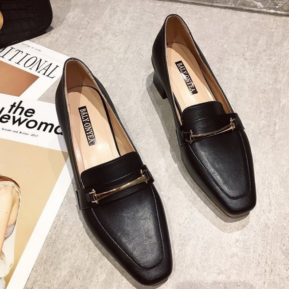 ビットヒールローファ|オフィスカジュアル レディース 通販【ミレジェネ】