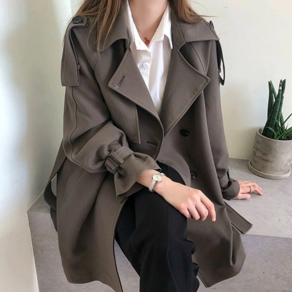 ラグランモードトレンチコート|オフィスカジュアル レディース 通販【ミレジェネ】