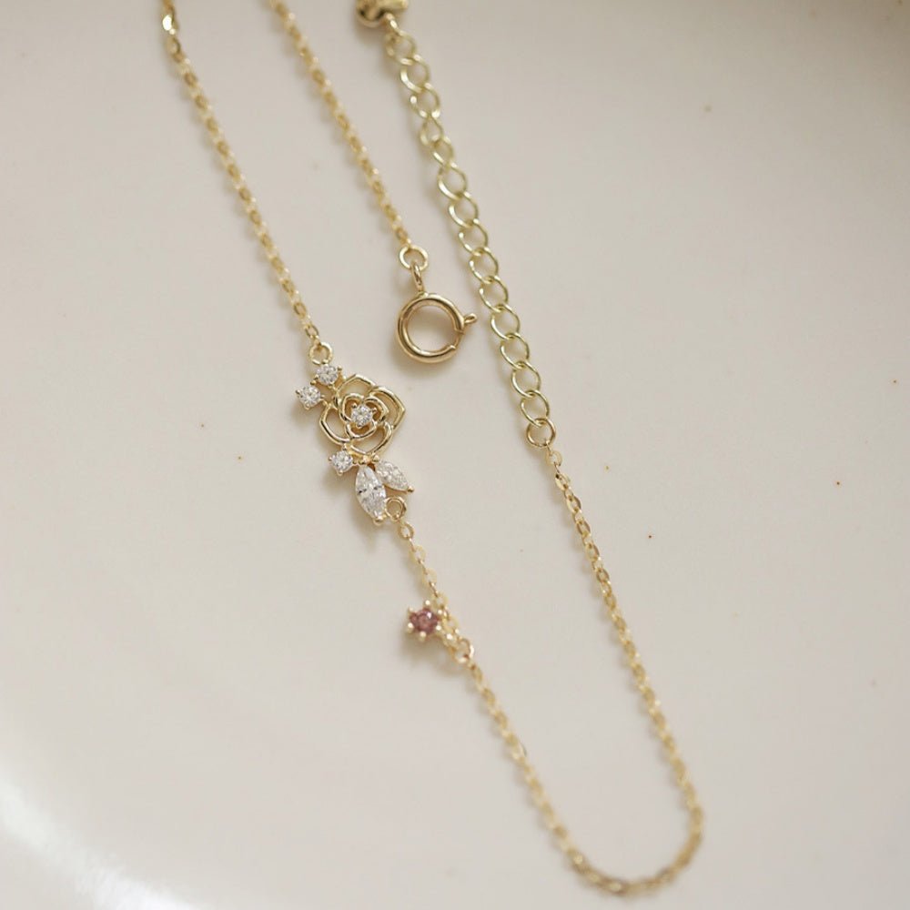 フラワーモチーフブレスレット|オフィスカジュアル レディース 通販【ミレジェネ】