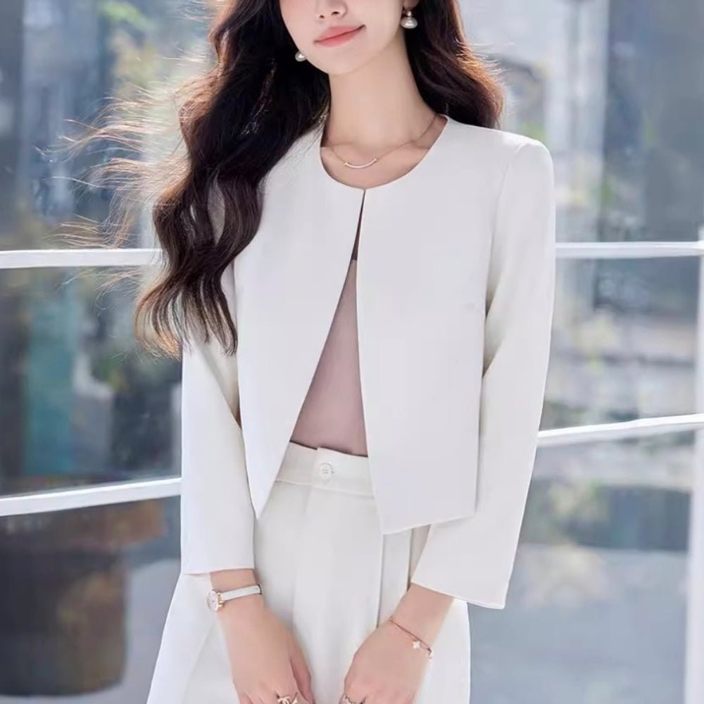 ノーカラージャケットセットアップ|オフィスカジュアル レディース 通販 Millennial Generation【ミレジェネ】