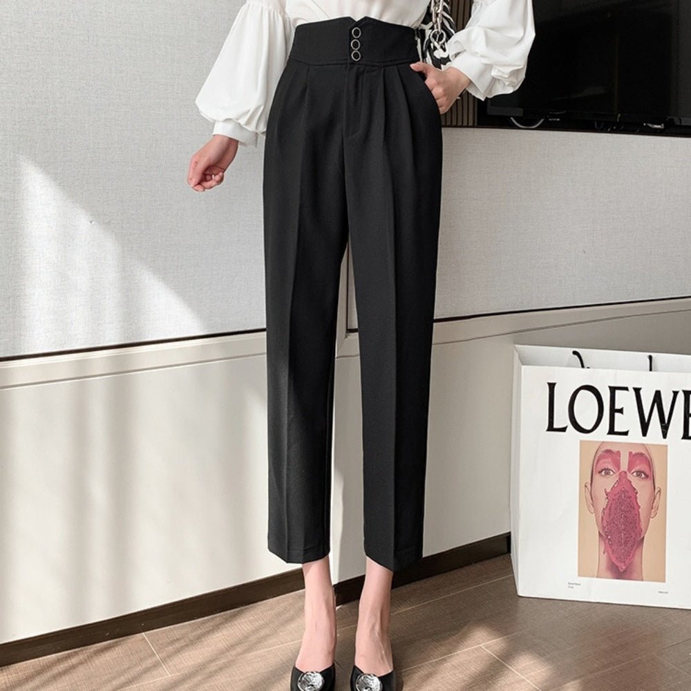 タック入りペンシルパンツ|オフィスカジュアル レディース 通販 Millennial Generation【ミレジェネ】