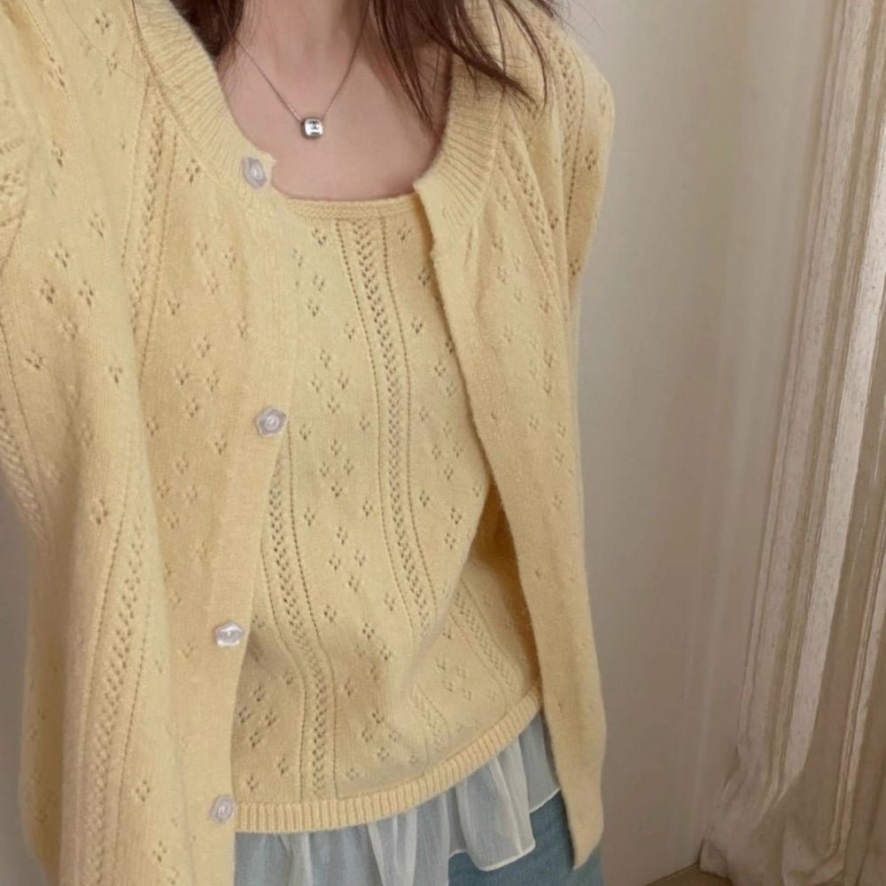 シアーフリルヘムニットアンサンブル|オフィスカジュアル レディース 通販【ミレジェネ】