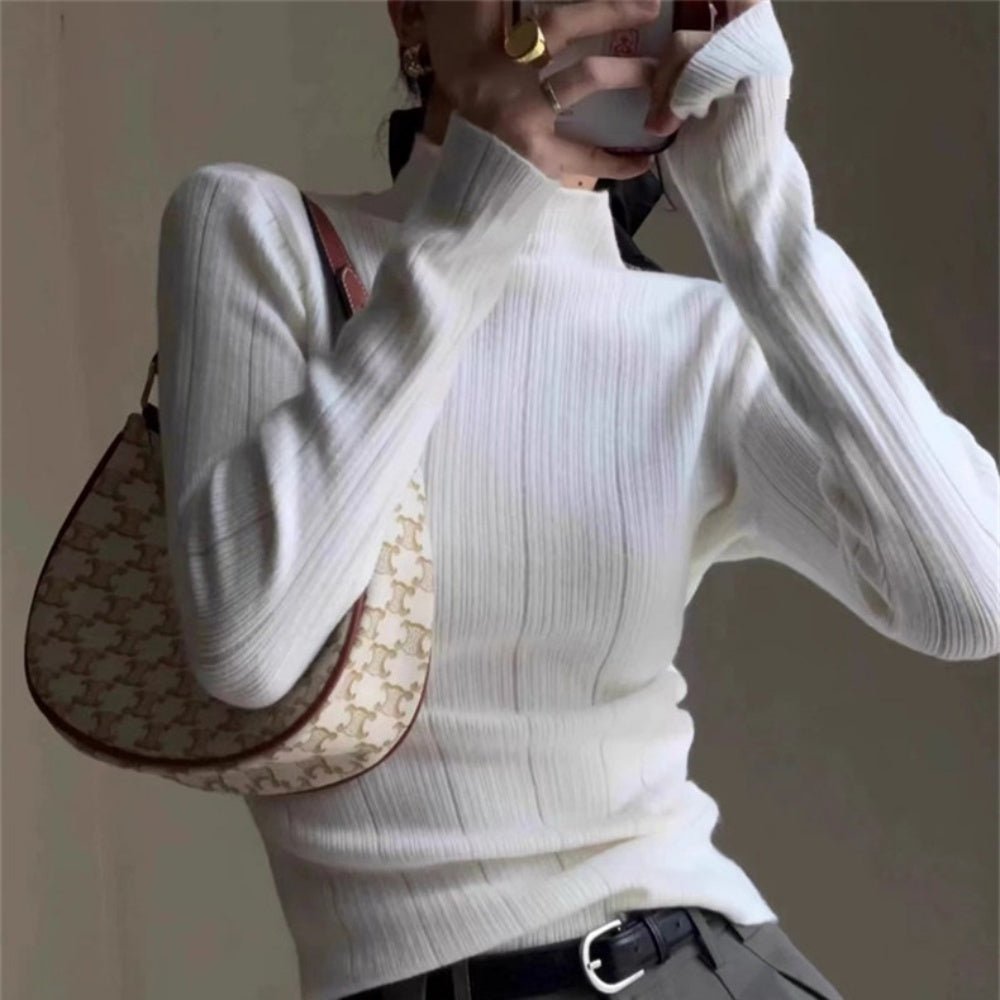 タートル無地ニット|オフィスカジュアル レディース 通販 Millennial Generation【ミレジェネ】