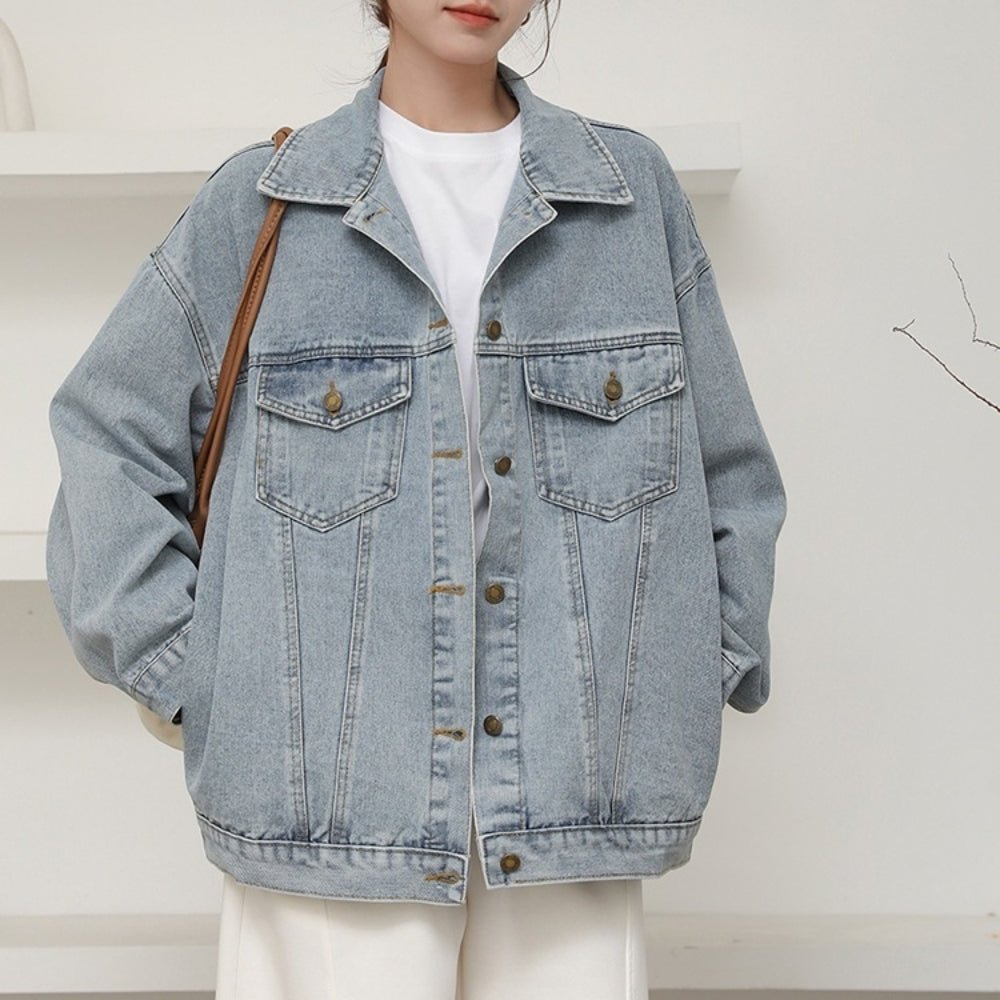 オーバーサイズデニムジャケット|オフィスカジュアル レディース 通販【ミレジェネ】