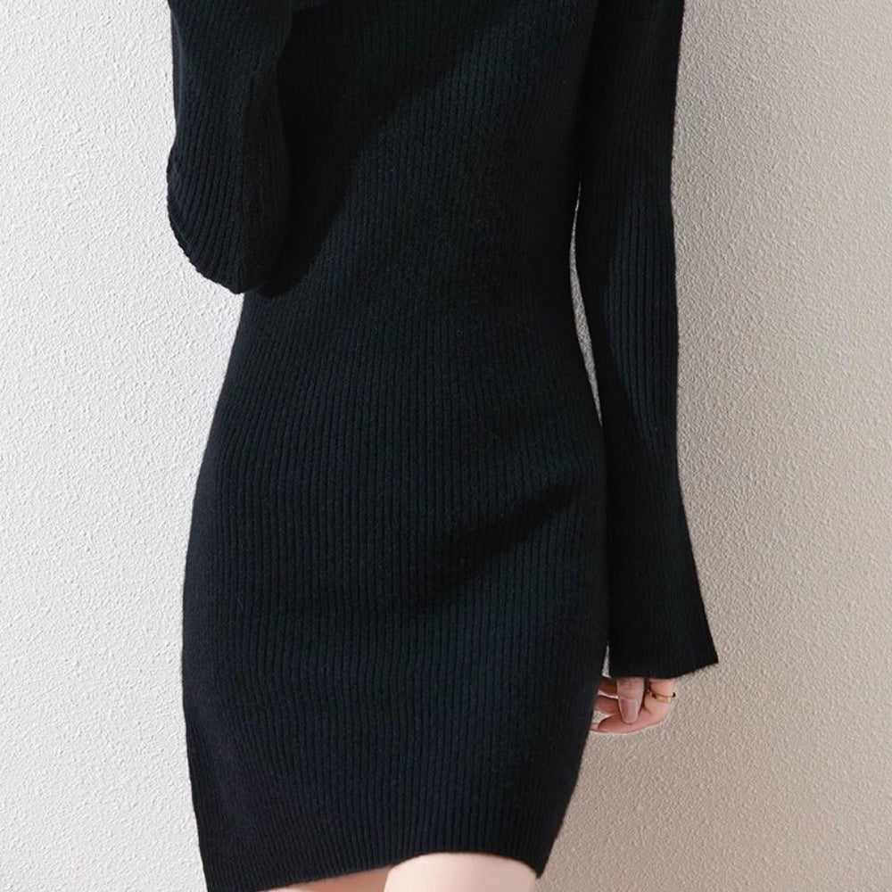 上品キーネックミニワンピ|オフィスカジュアル レディース 通販【ミレジェネ】