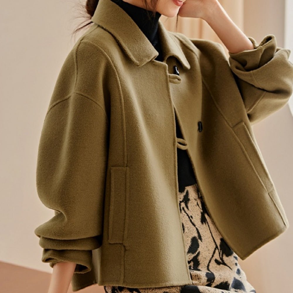 ボタンショートコート|オフィスカジュアル レディース 通販【ミレジェネ】