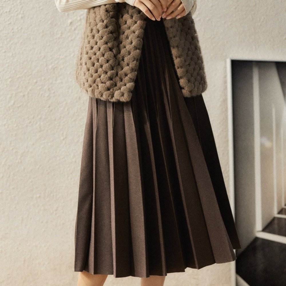 プリーツスカート|オフィスカジュアル レディース 通販【ミレジェネ】