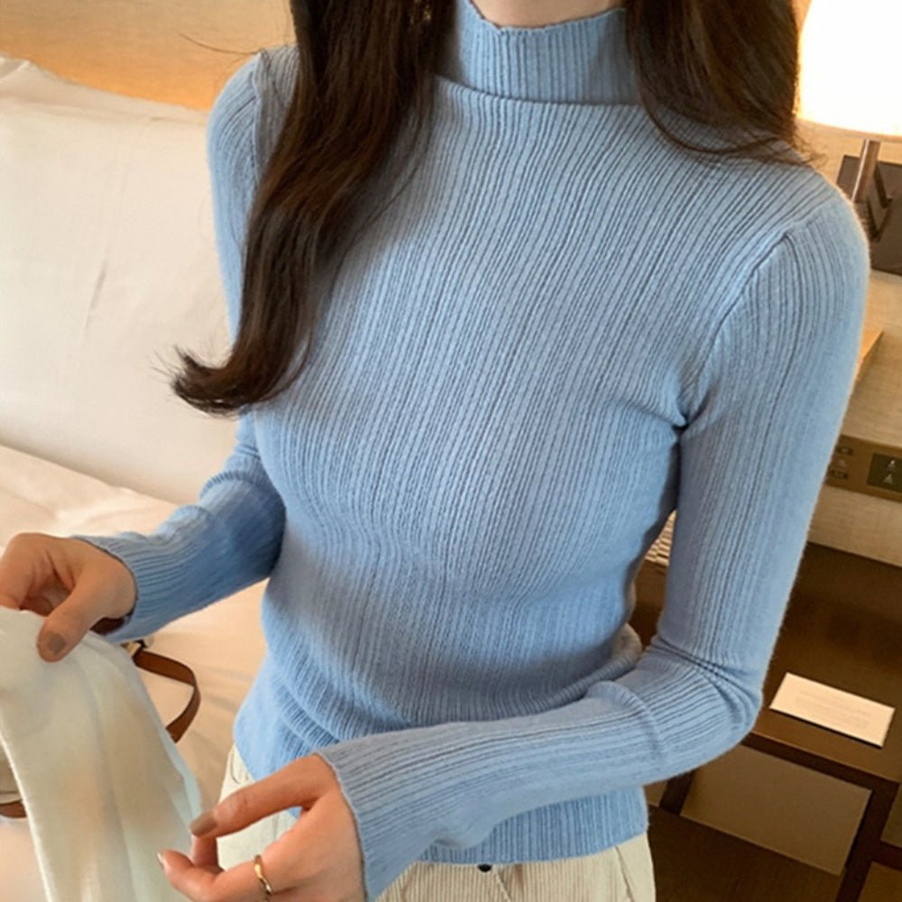 タートル無地ニット|オフィスカジュアル レディース 通販 Millennial Generation【ミレジェネ】