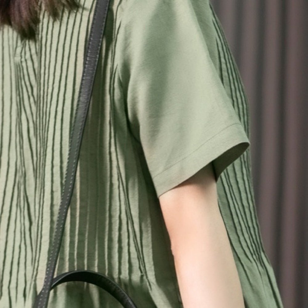 ピンタックワンピース|オフィスカジュアル レディース 通販【ミレジェネ】