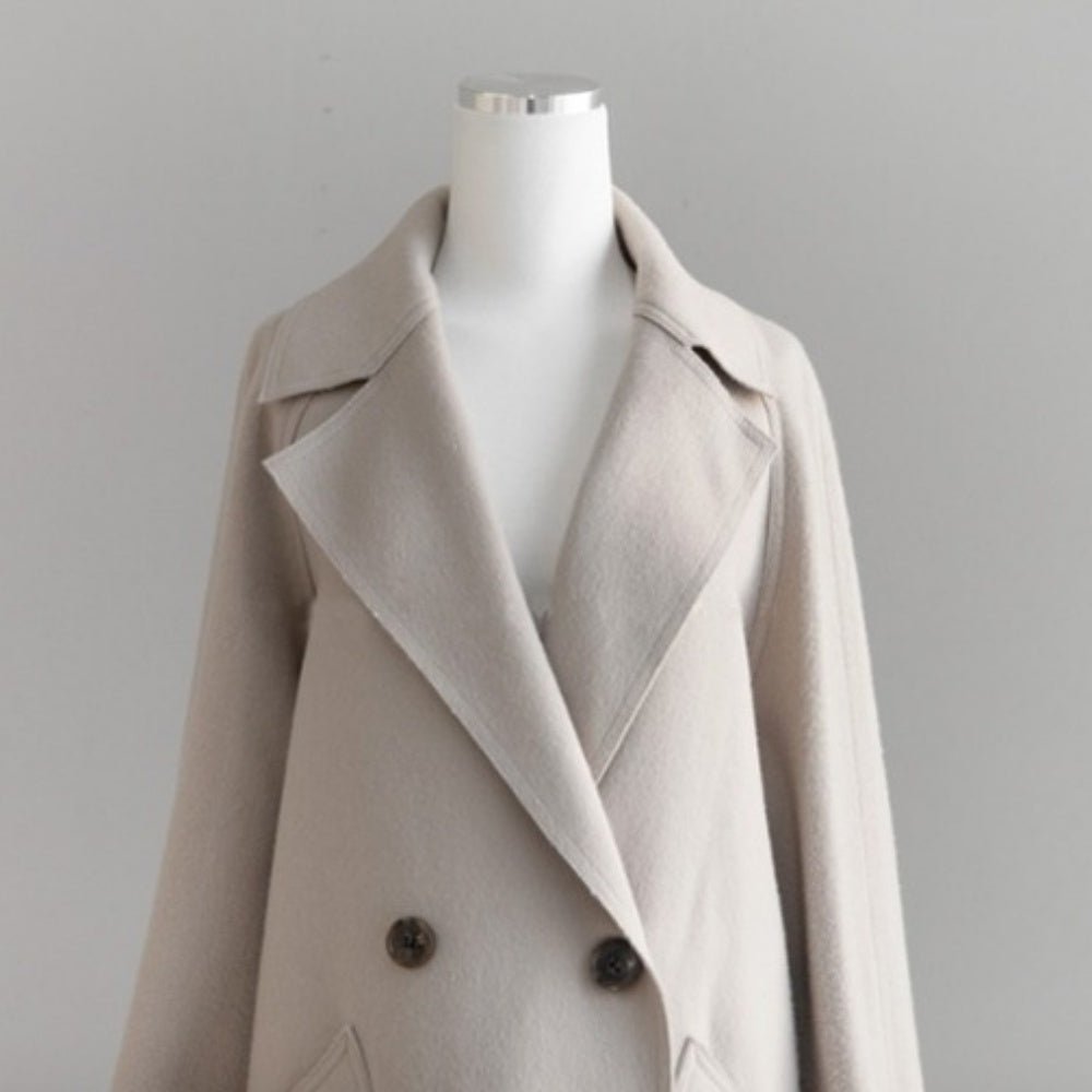 クラシックダブルロングコート|オフィスカジュアル レディース 通販【ミレジェネ】