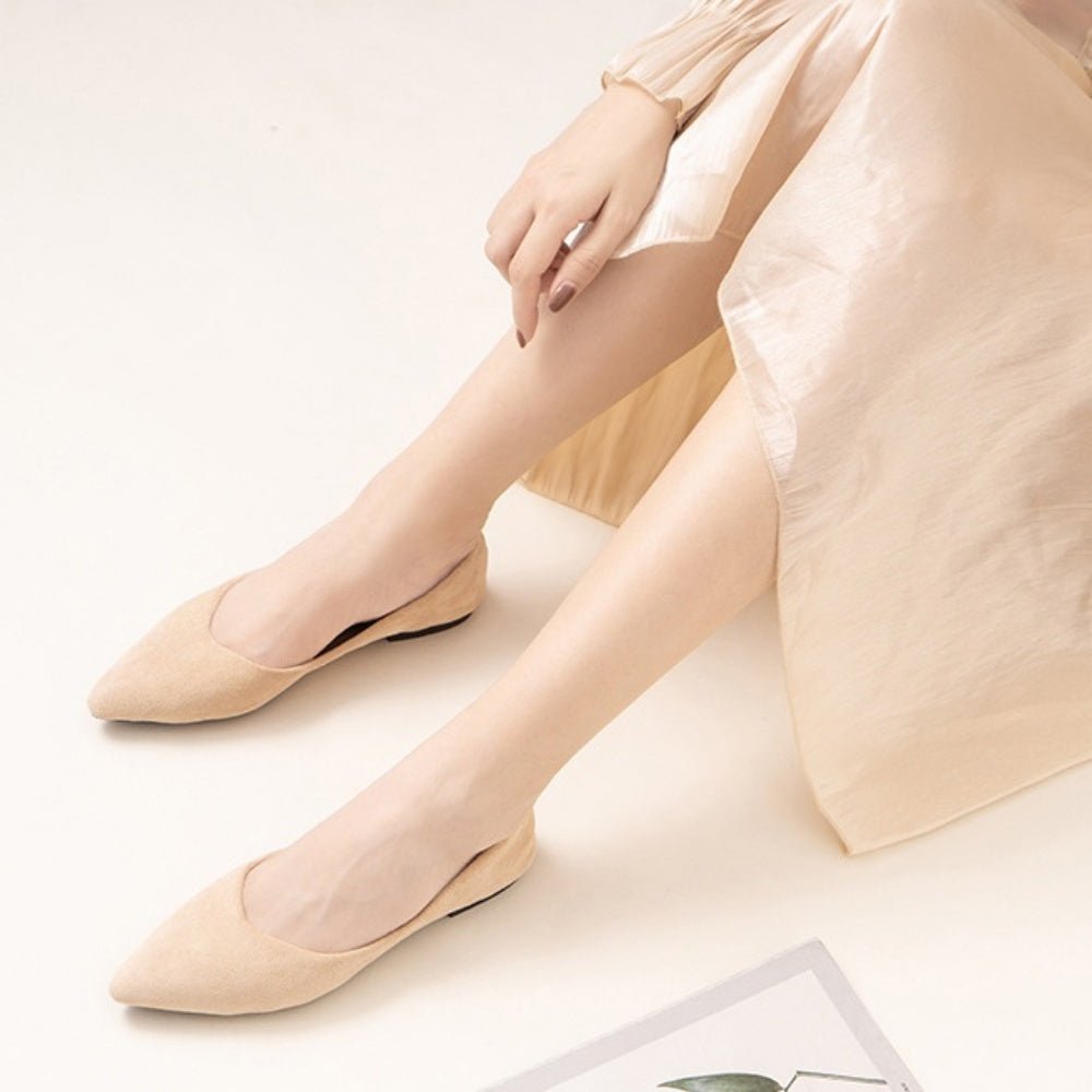 スエードローヒールパンプス|オフィスカジュアル レディース 通販【ミレジェネ】