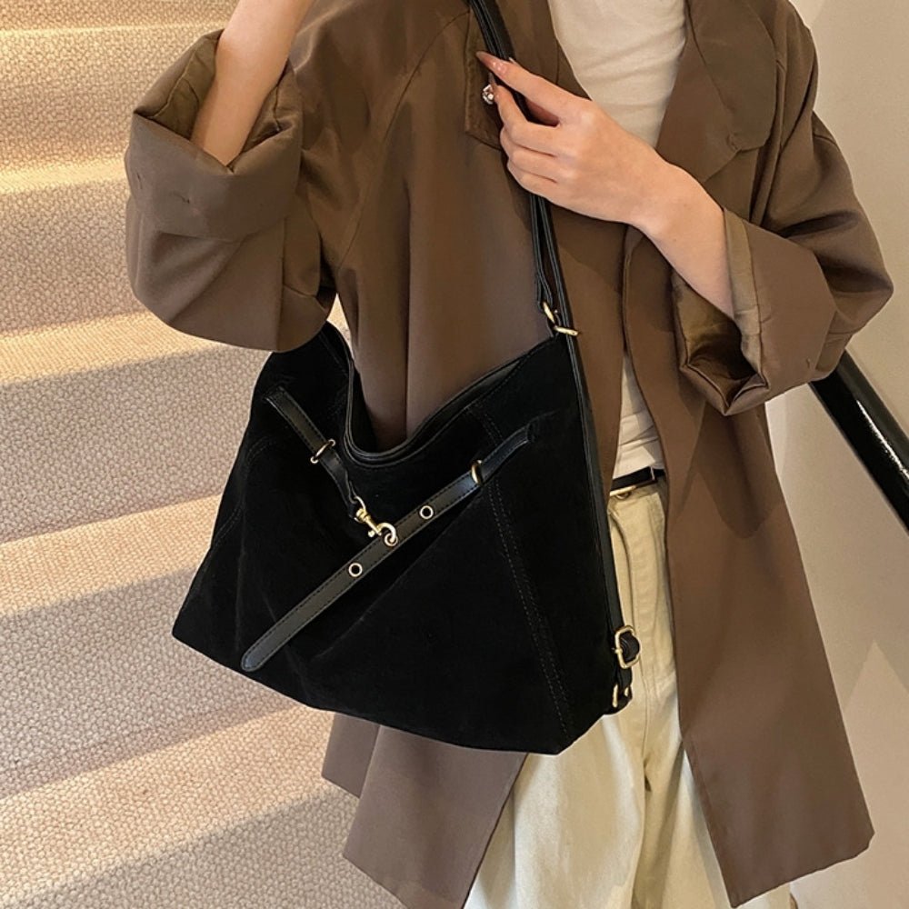 ソフトレザー調ショルダーバッグ|オフィスカジュアル レディース 通販【ミレジェネ】