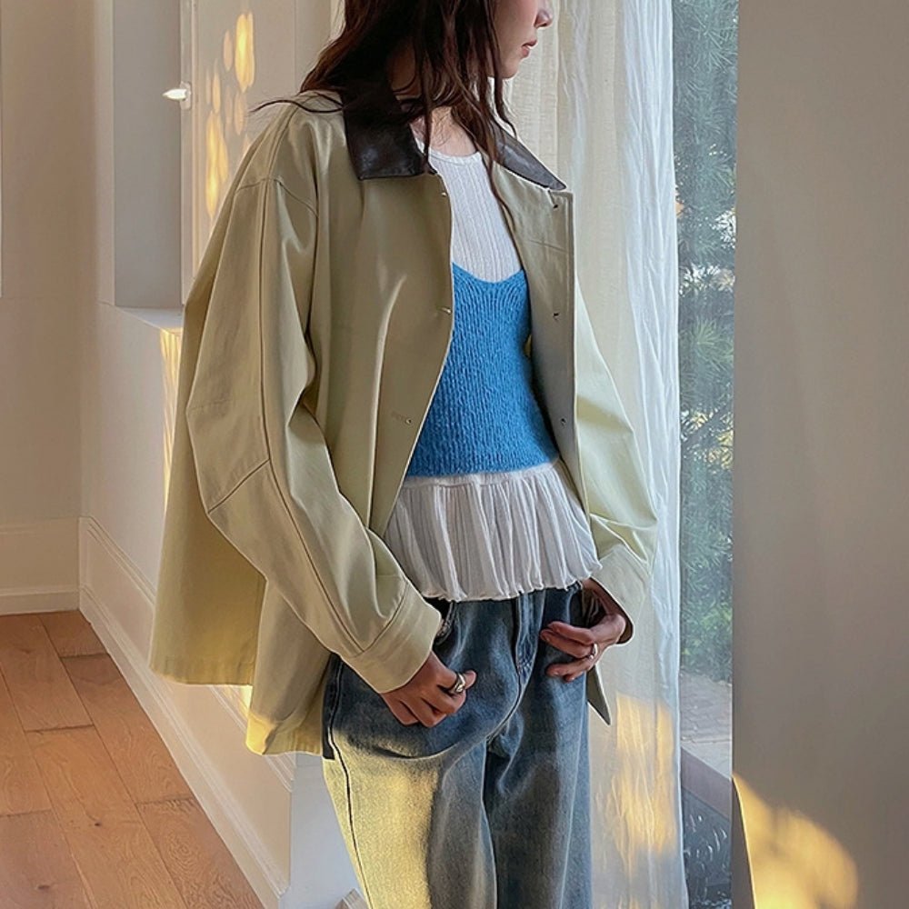 裾フリルカットソートップス|オフィスカジュアル レディース 通販【ミレジェネ】