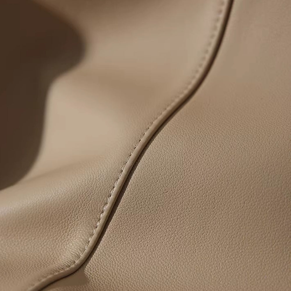 ノーカラーレザージャケット|オフィスカジュアル レディース 通販【ミレジェネ】