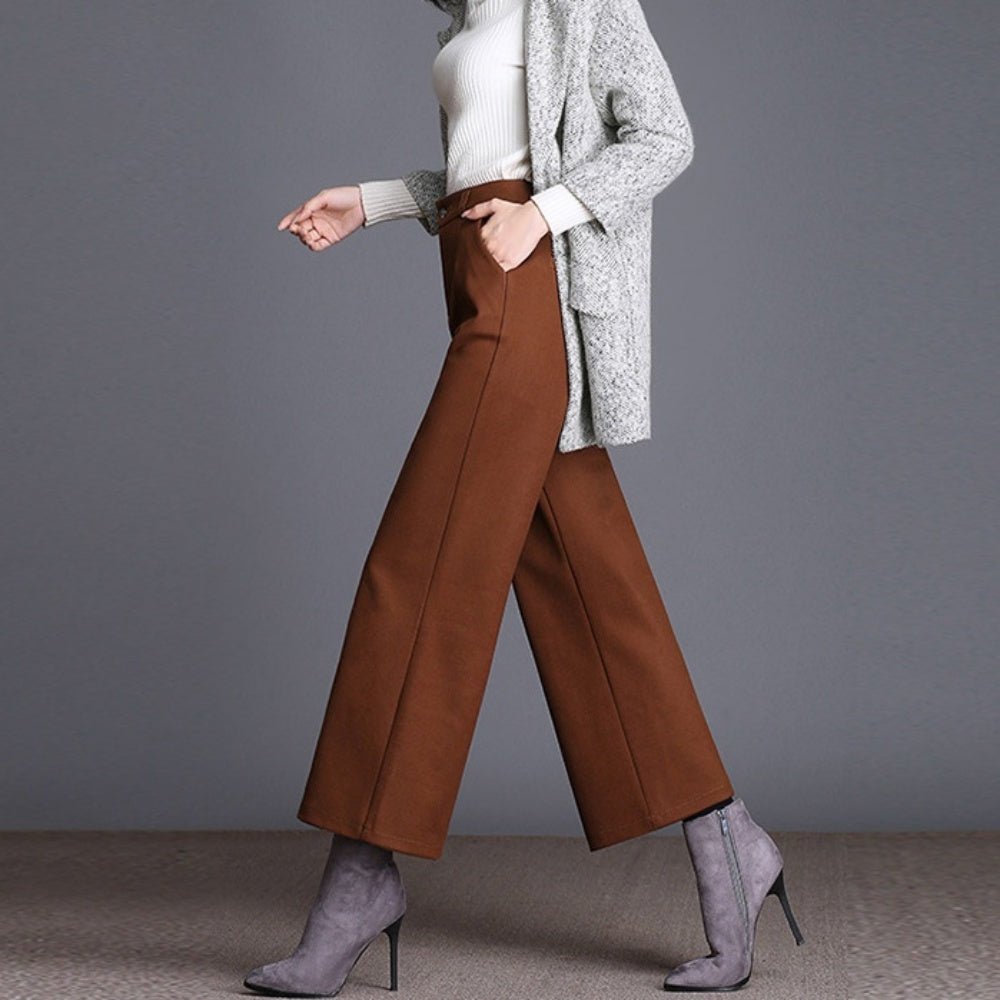 くるぶし丈ワイドパンツ|オフィスカジュアル レディース 通販【ミレジェネ】