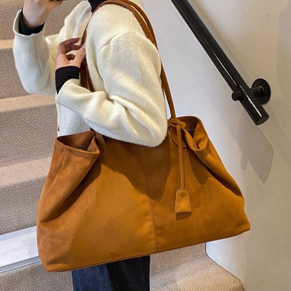 スエード調トートバッグ|オフィスカジュアル レディース 通販【ミレジェネ】
