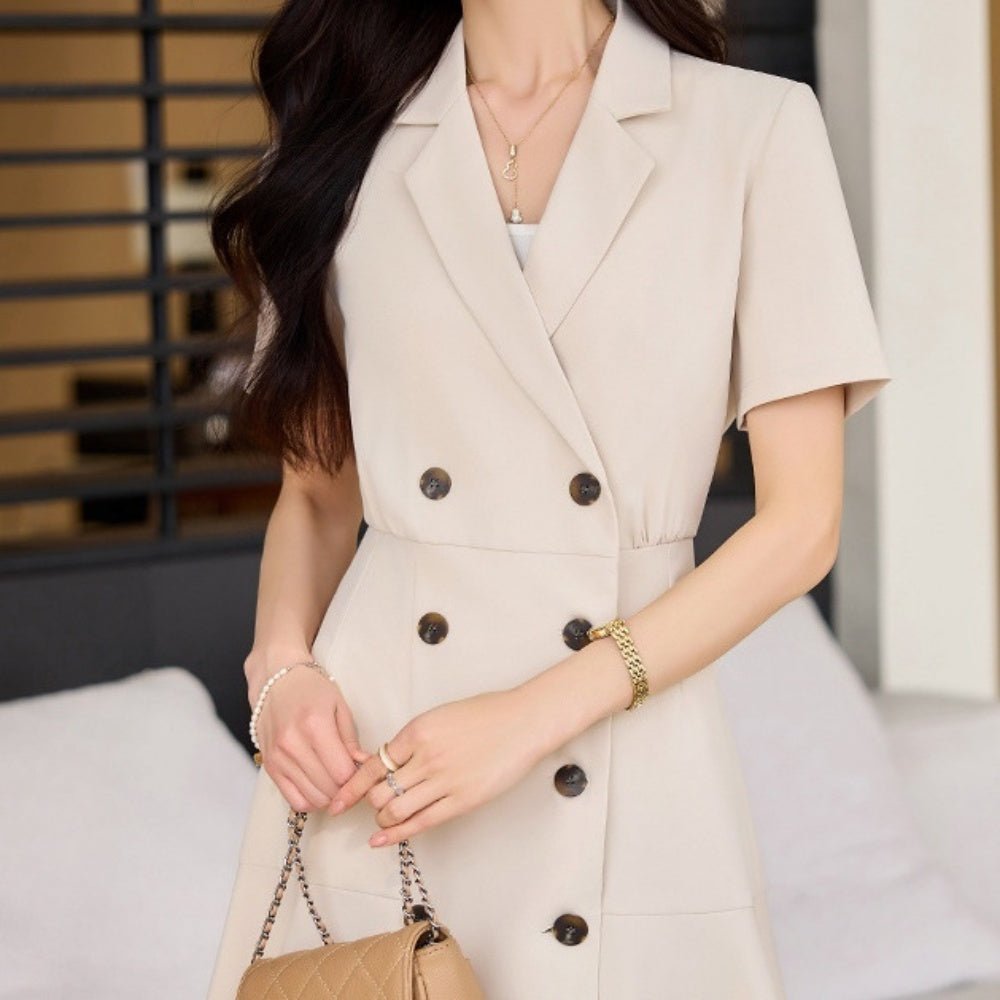 ダブルブレストワンピース|オフィスカジュアル レディース 通販【ミレジェネ】