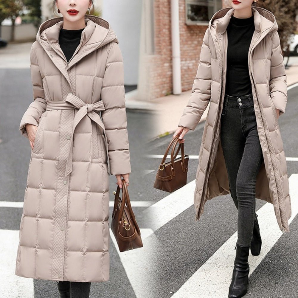 ウエストベルトダウンコート|オフィスカジュアル レディース 通販【ミレジェネ】