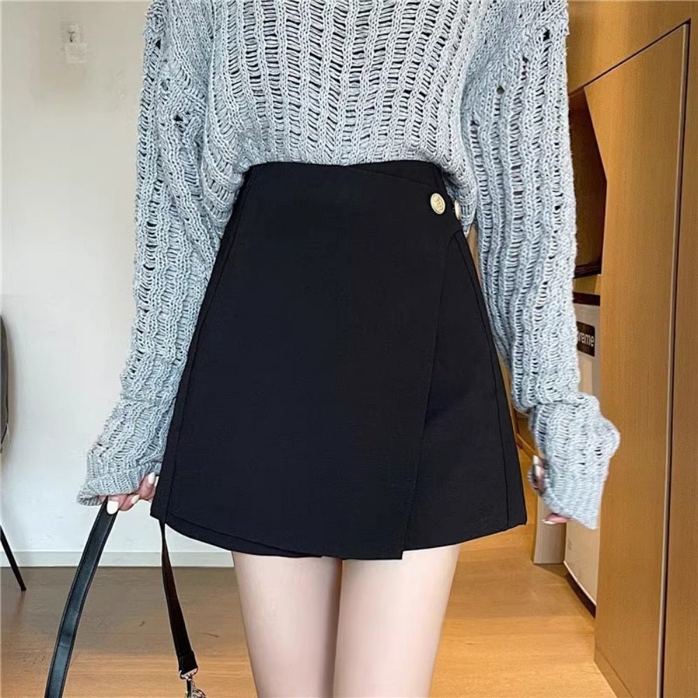 ラップフロントショートパンツ|オフィスカジュアル レディース 通販【ミレジェネ】