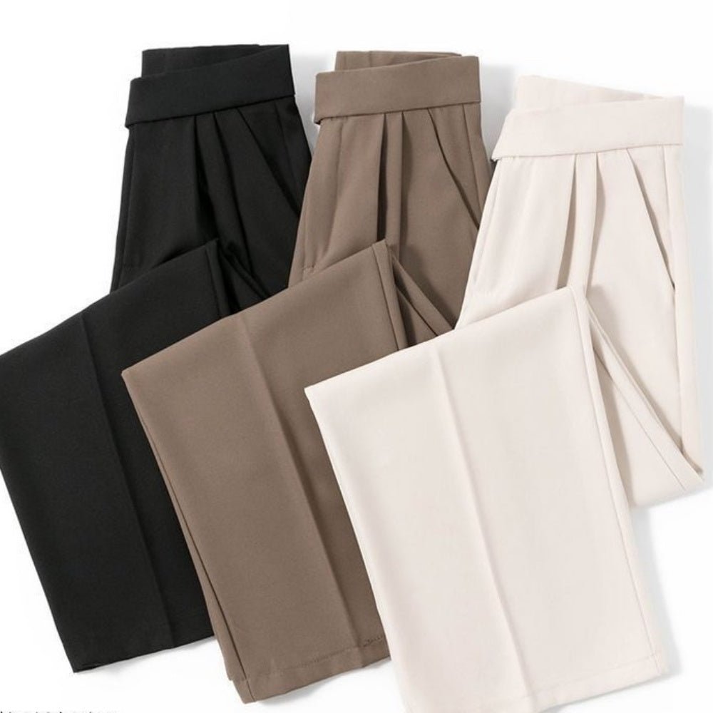 サイドリボンスラックスパンツ|オフィスカジュアル レディース 通販【ミレジェネ】