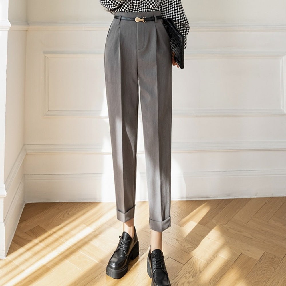 ハイウエストスラックスパンツ|オフィスカジュアル レディース 通販【ミレジェネ】