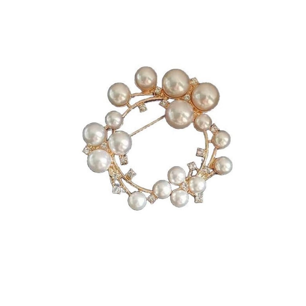 パールリースブローチ|オフィスカジュアル レディース 通販【ミレジェネ】