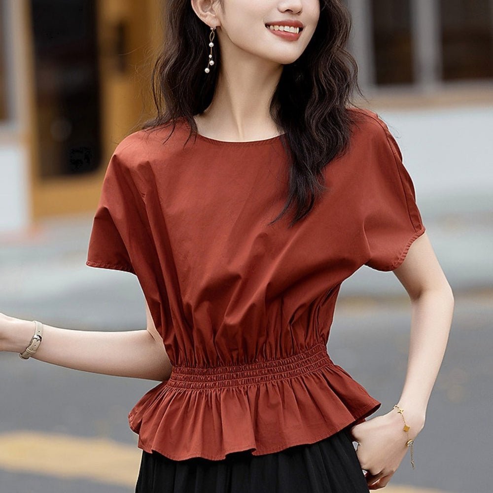 ウエストシャーリングトップス|オフィスカジュアル レディース 通販【ミレジェネ】