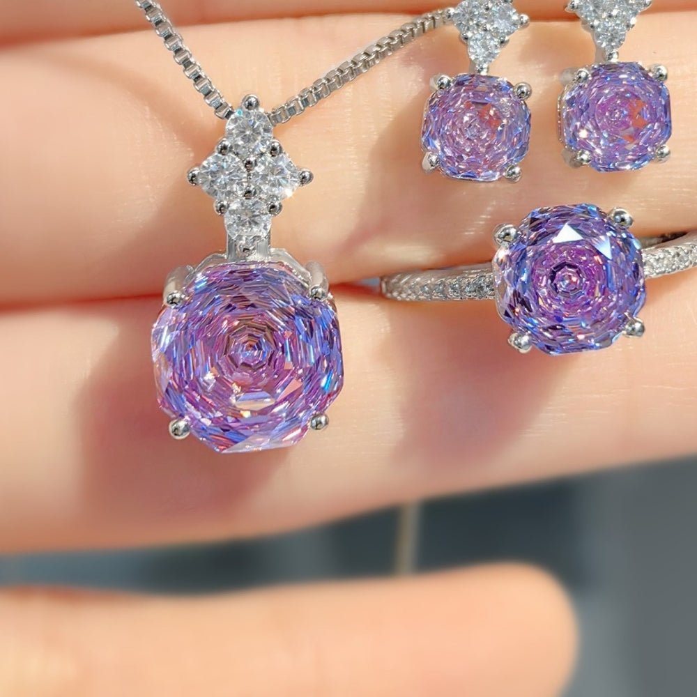 ローズモチーフカラービジュージュエリーセット|オフィスカジュアル レディース 通販【ミレジェネ】