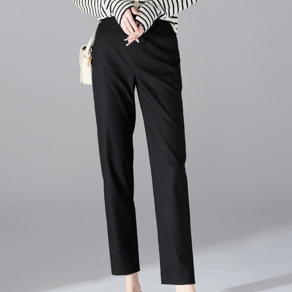 ハイウエストスリムクロップドパンツ|オフィスカジュアル レディース 通販【ミレジェネ】