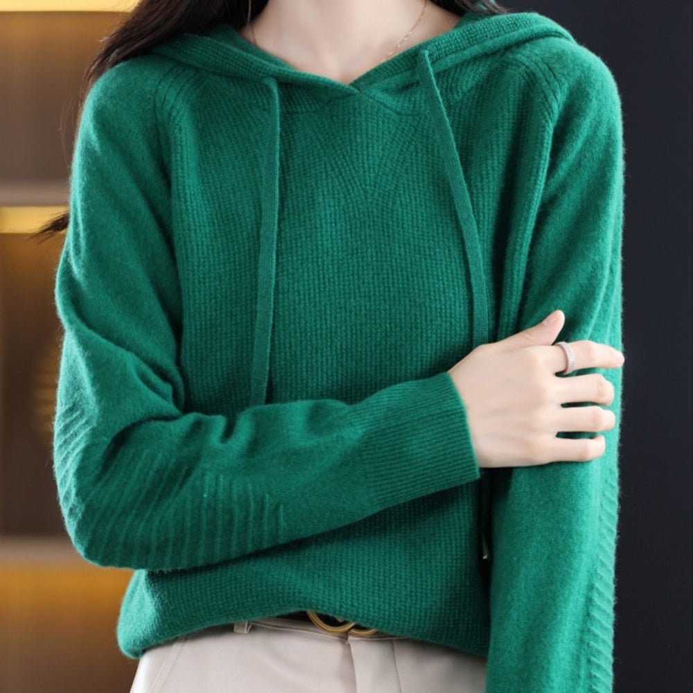 フード付きニット|オフィスカジュアル レディース 通販【ミレジェネ】