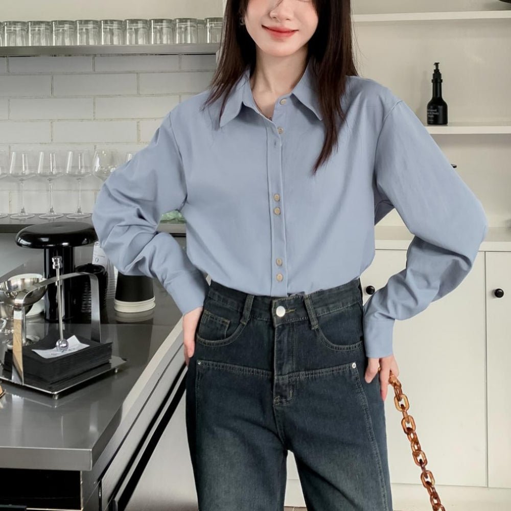 ベーシックシャツブラウス|オフィスカジュアル レディース 通販【ミレジェネ】