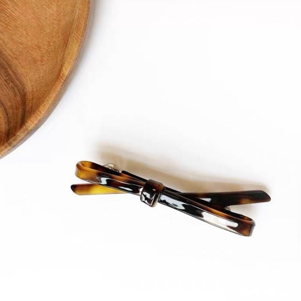 フラットリボンモチーフバレッタ|オフィスカジュアル レディース 通販【ミレジェネ】