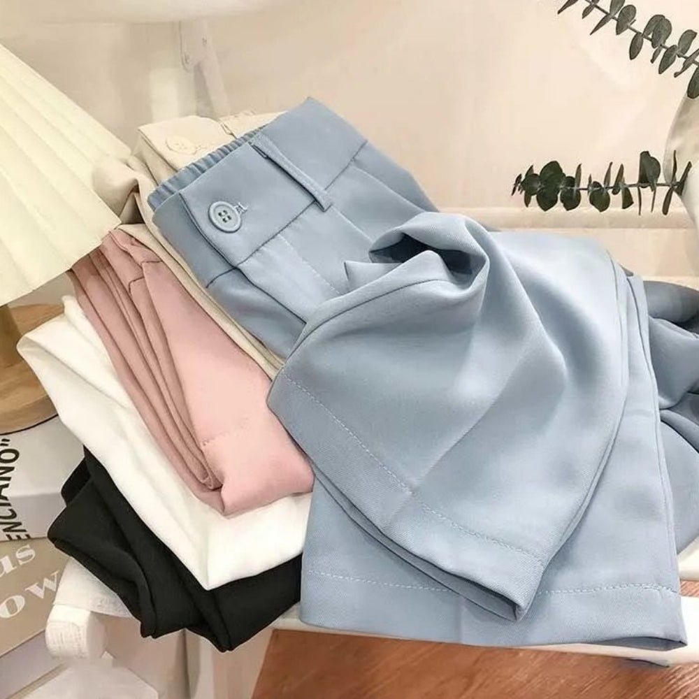 春カラーストレートパンツ|オフィスカジュアル レディース 通販【ミレジェネ】