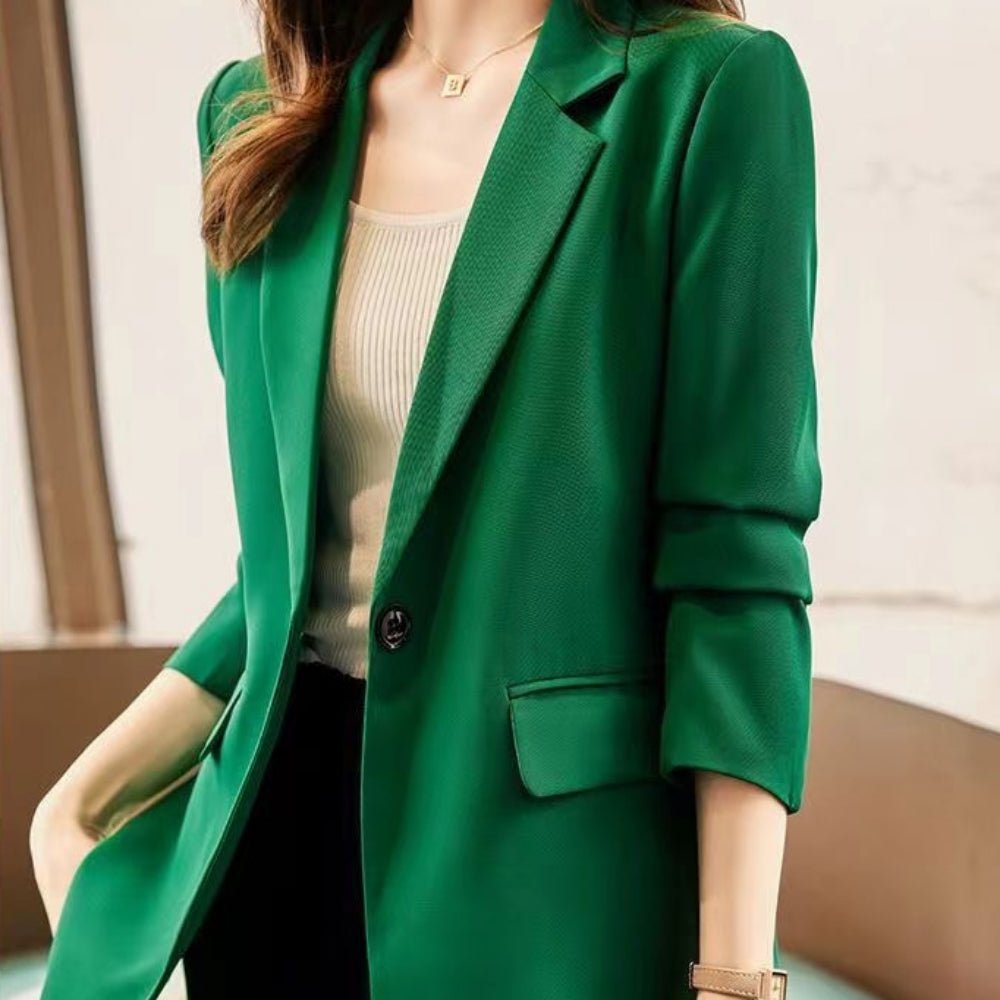 後ろスリットテーラードジャケット|オフィスカジュアル レディース 通販【ミレジェネ】