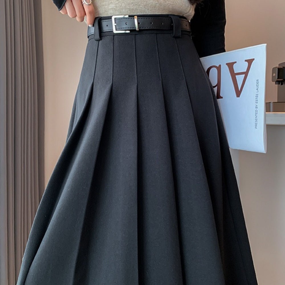 ミモレ丈プリーツスカート|オフィスカジュアル レディース 通販【ミレジェネ】