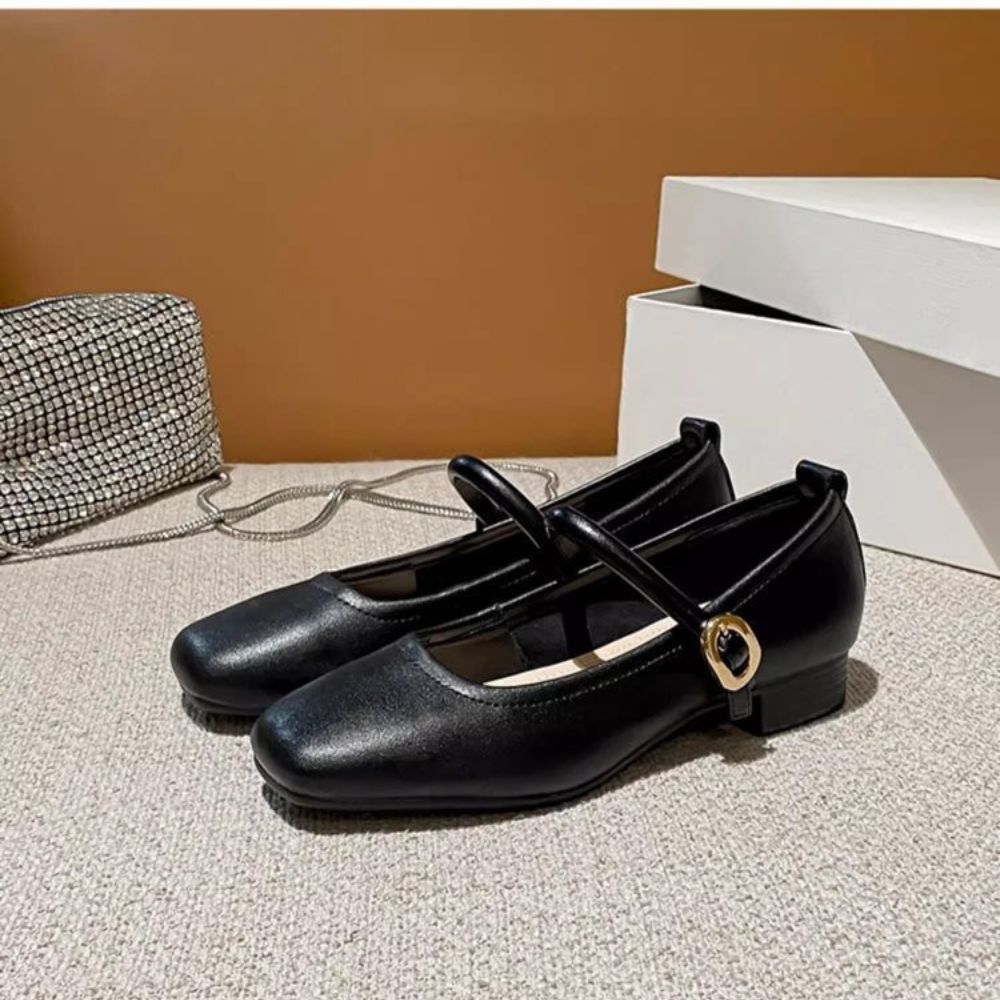 シンプルメリージェーンパンプス|オフィスカジュアル レディース 通販【ミレジェネ】