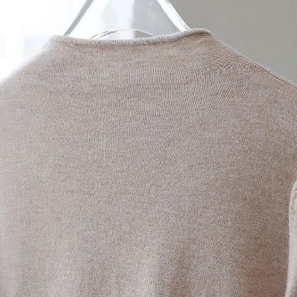 金ボタン付ハイネックセーター|オフィスカジュアル レディース 通販【ミレジェネ】