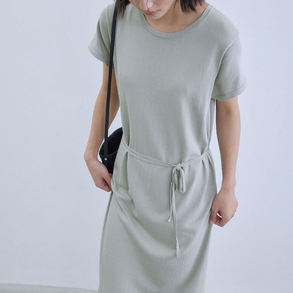 半袖リラックスワンピース|オフィスカジュアル レディース 通販【ミレジェネ】