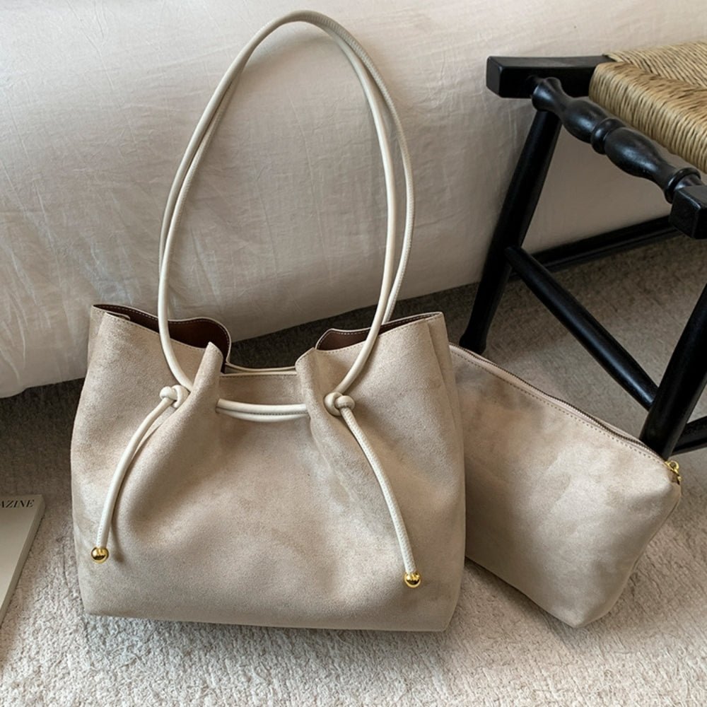 レトロスエードトートバッグ|オフィスカジュアル レディース 通販【ミレジェネ】